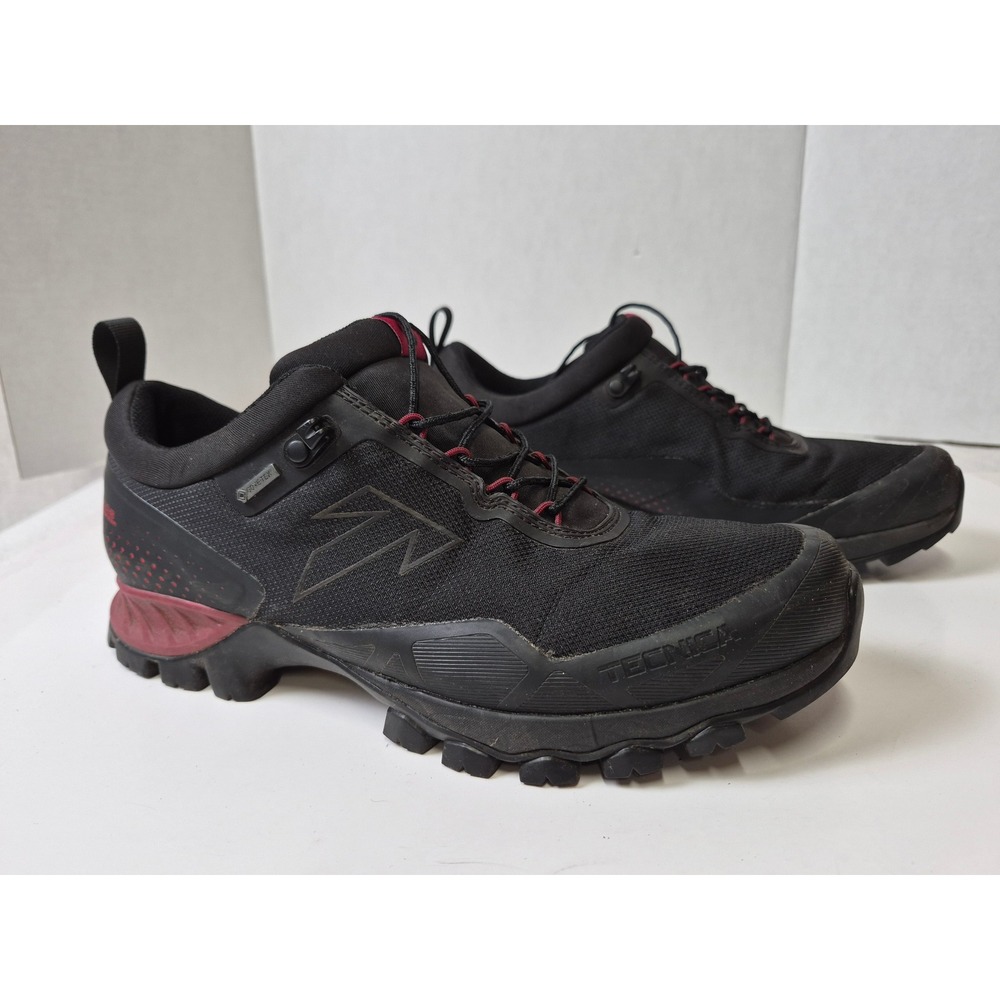Tecnica Plasma S GTX Hiking Shoes Womens 9.5 Black Red Gore-Tex Vibram 212460